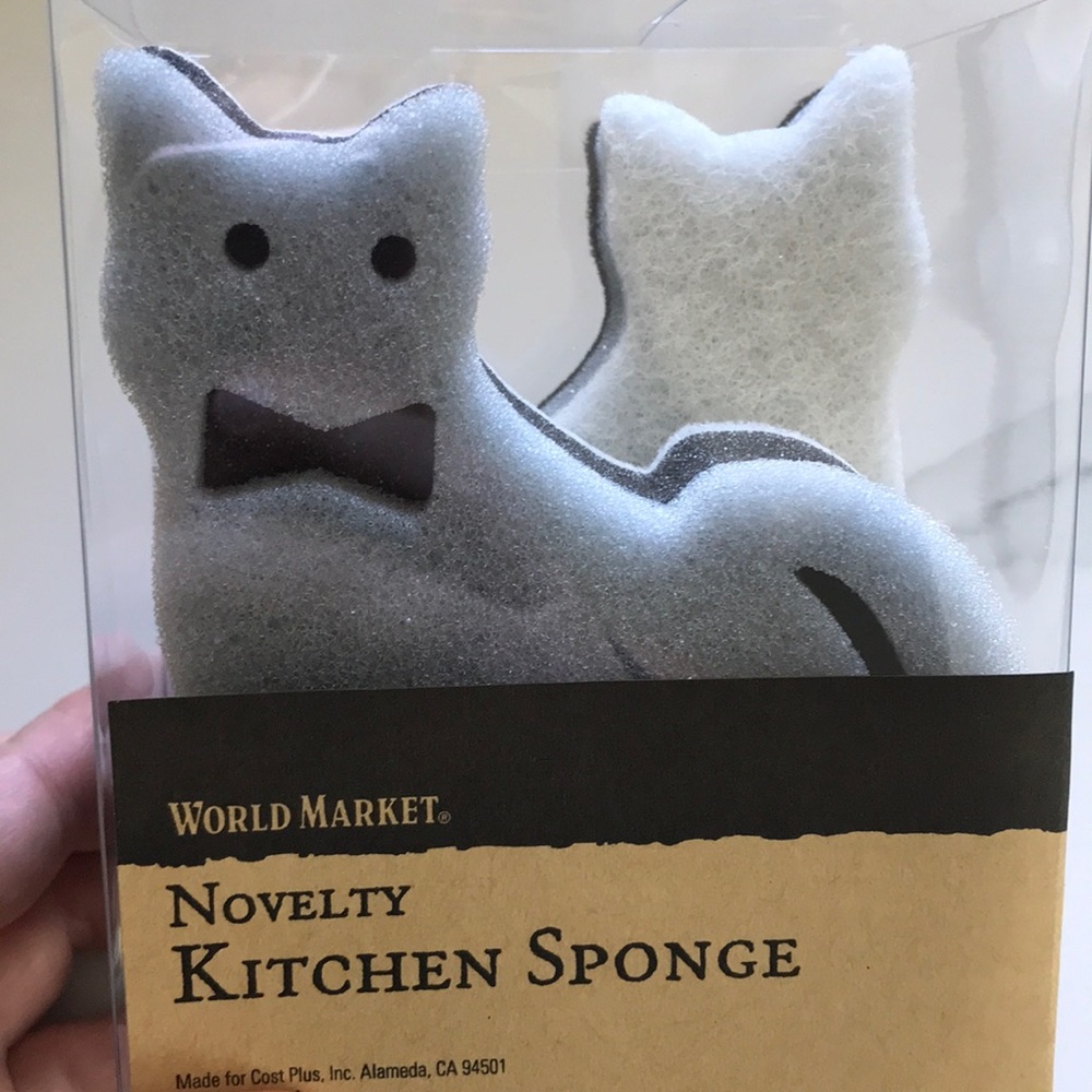 2 Kitchen Sponges for Cat Lovers :) - Picture 3 of 6